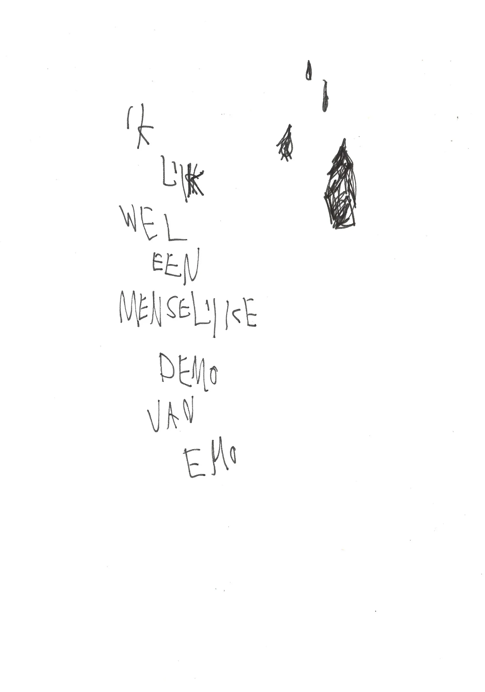 ik lijk wel een menselijke demo van emo