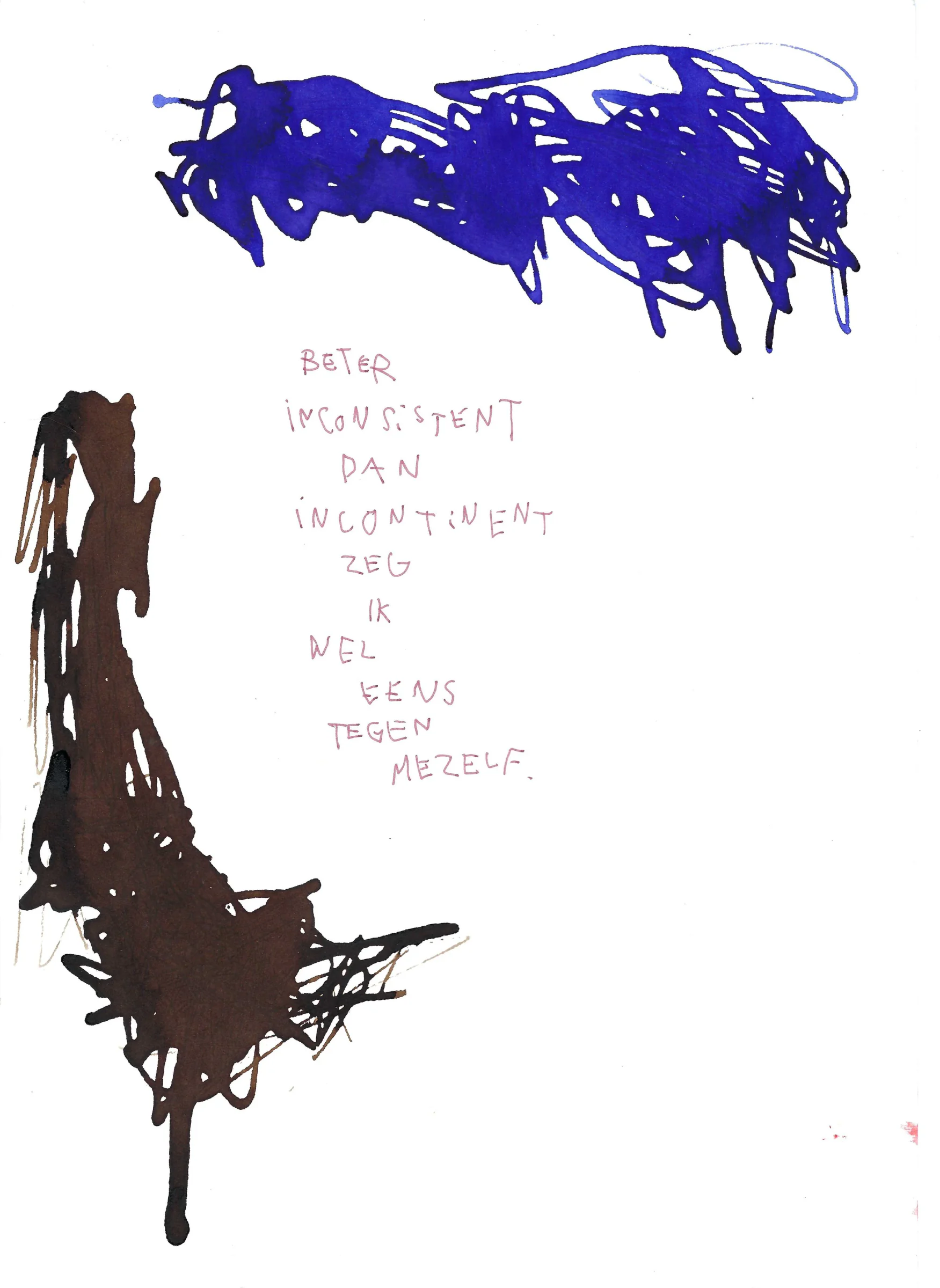 beter inconsistent dan incontinent