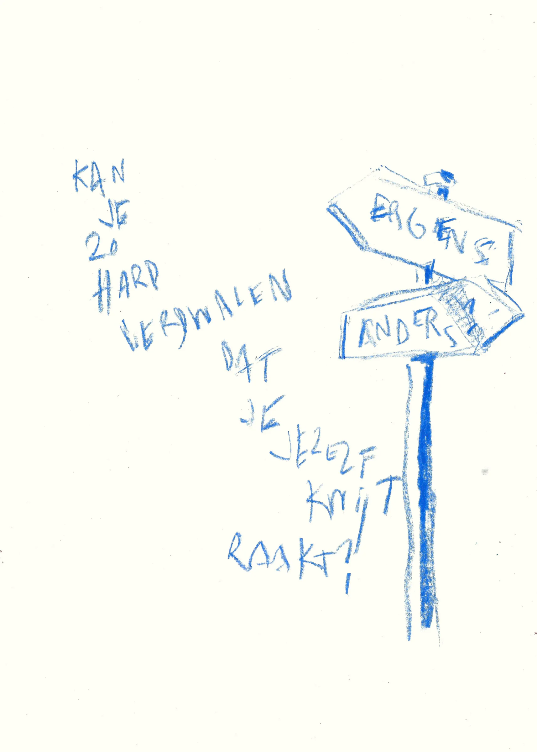de weg kwijt