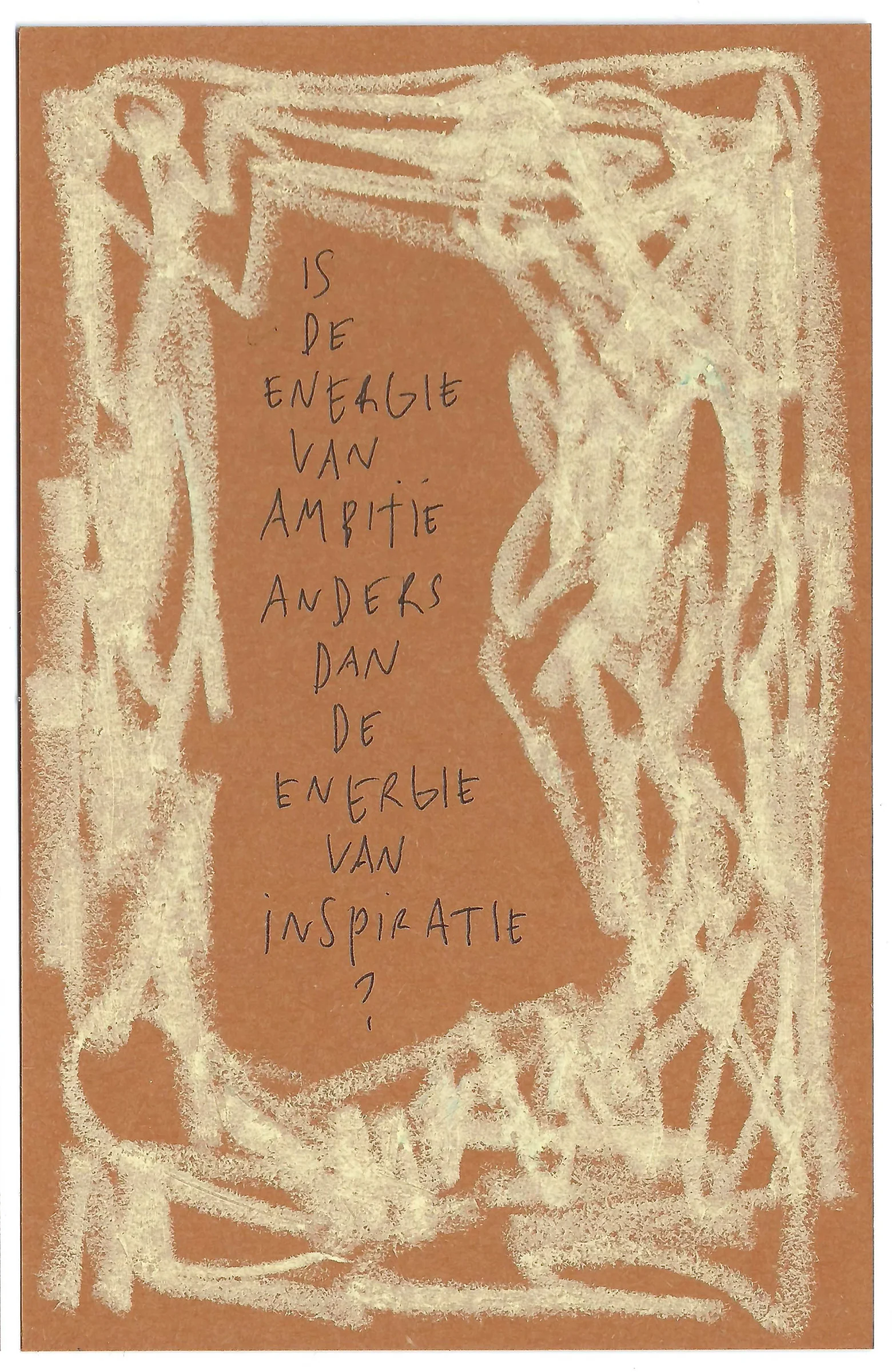 is de energie van ambitie anders?