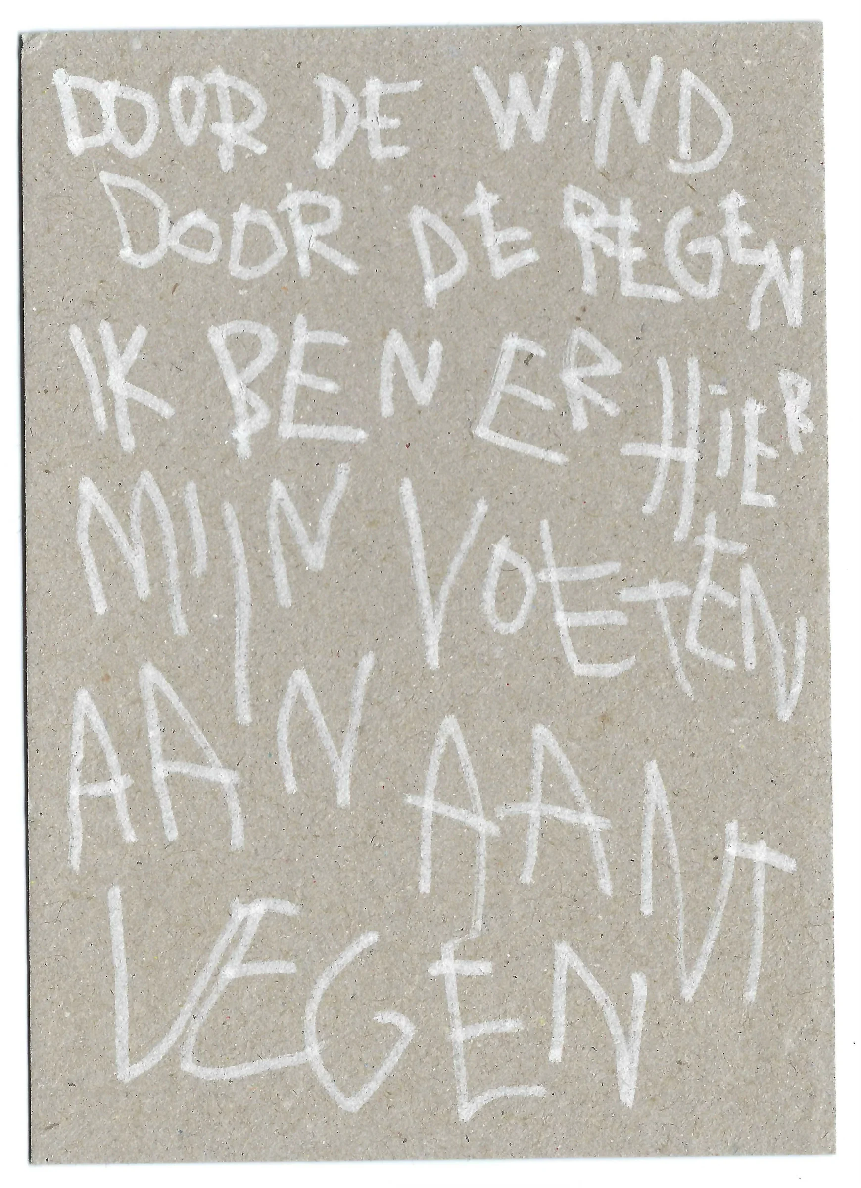 door de wind