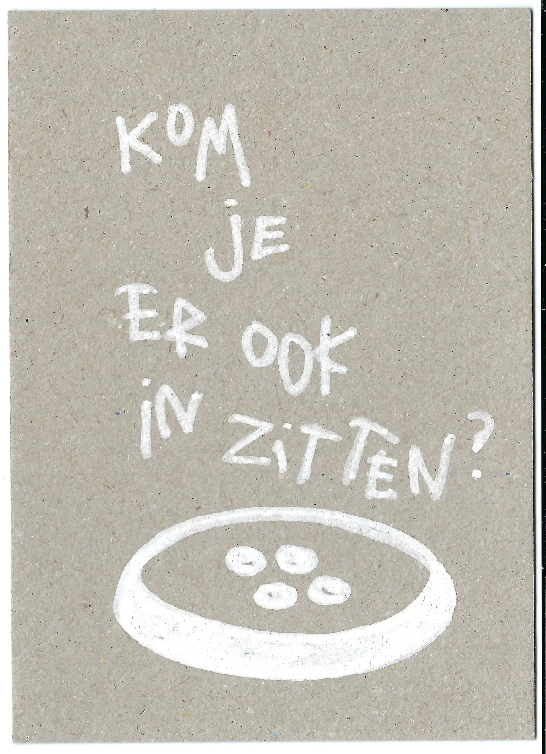 kom je er ook in zitten?